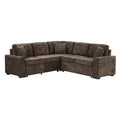 Roomfitters L-Shaped Pull-Out Sofa Bed with Wheels, USB Ports, and Power Outlets – Versatile Sleeper Sofa for Ultimate Living Room Comfort