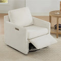 Nora Electric Reclining Swivel Chair with Footrest