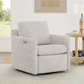 Nora Electric Reclining Swivel Chair with Footrest