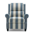 Nail-Head Trimmed Pushback Recliner with Padded Seat