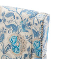 Pair of Stylish Upholstered Accent Chairs with Patterns for Living Room
