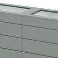 Moasis 8-Drawer High Gloss Horizontal Dresser with RGB Lighting