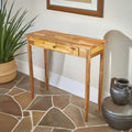 Porch & Den Holly Hill Solid Acacia Console Table with 1 Drawer