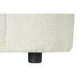 87.5 Boucle Curved 3-Seater Sofa with Sculptural Ergonomics