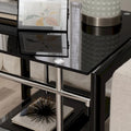 Jackie Black Accent Side Table