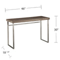 SEI Furniture Gilbert Console and Sofa Table