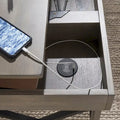 iNSPIRE Q Modern Murali Lift-Top Desk with Integrated Charging Station