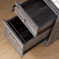 Furniture of America Barlon 59-Inch L-Shaped Computer Desk with USB Ports