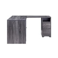 Furniture of America Barlon 59-Inch L-Shaped Computer Desk with USB Ports