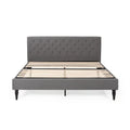 Christopher Knight Home Atterbury King Size Upholstered Bed Platform