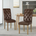 Set of 2 Aruda Upholstered Dining Chairs by Christopher Knight Home