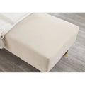 Contemporary Velvet Upholstered Chaise Lounge Chair - Dimensions: 29.5" x 55.9" x 28.7"