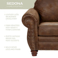 Sedona Arm Chair with Matching Ottoman - American Furniture Classics Model 9901-00-90