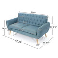 Christopher Knight Home Bernice Petite Sofa in Mid-Century Modern Style