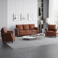 Christopher Knight Home Dowd Faux Leather 3-Piece Club Chair and Sofa Set
