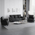 Christopher Knight Home Dowd Faux Leather 3-Piece Club Chair and Sofa Set