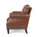 Christopher Knight Home Dowd Faux Leather 3-Piece Club Chair and Sofa Set