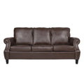 Christopher Knight Home Dowd Faux Leather 3-Piece Club Chair and Sofa Set