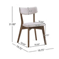 Christopher Knight Home Alma Mid-Century 5-Piece Wooden Rectangular Dining Set