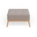 Christopher Knight Home Carson Lund Mid-Century Tufted Fabric Square Ottoman
