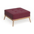 Christopher Knight Home Carson Lund Mid-Century Tufted Fabric Square Ottoman