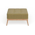 Christopher Knight Home Carson Lund Mid-Century Tufted Fabric Square Ottoman