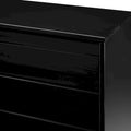 Modern 6 Drawer Dresser with Channeled Front Design
