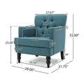 Christopher Knight Home Malone Tufted Back Fabric Club Chair - Dimensions: 28" L x 29.5" W x 33.5" H
