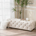Christopher Knight Home Piper Glam Tufted Velvet Ottoman Bench
