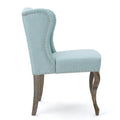 Set of 2 Niclas Wingback Studded Fabric Accent Chairs by Christopher Knight Home