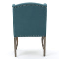 Set of 2 Niclas Wingback Studded Fabric Accent Chairs by Christopher Knight Home