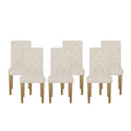 Set of 6 Aruda Upholstered Dining Chairs by Christopher Knight Home