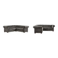Gdansk 5-Person L-Shaped Chesterfield Sectional Sofa