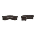 Gdansk 5-Person L-Shaped Chesterfield Sectional Sofa
