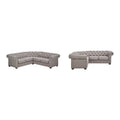Gdansk 5-Person L-Shaped Chesterfield Sectional Sofa