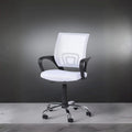 Adjustable Ergonomic Office Chair with Breathable Mesh, Lumbar Support, and 360-Degree Swivel Wheels for Enhanced Mobility