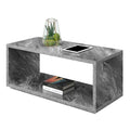 Northfield Admiral Coffee Table with Shelf by Convenience Concepts