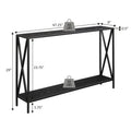 Tucson Console Table with Shelf by Convenience Concepts