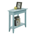 American Heritage Wedge End Table with Shelf by Convenience Concepts