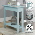 American Heritage Wedge End Table with Shelf by Convenience Concepts