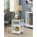 Convenience Concepts Town Square End Table Featuring Shelves