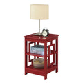Convenience Concepts Town Square End Table Featuring Shelves