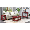 Convenience Concepts Town Square End Table Featuring Shelves