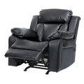 Copper Grove Sorgenfri Faux Leather Reclining Rocker Chair
