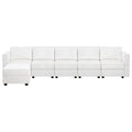 Convertible DIY Modular Sleeper Sectional Sofa Collection with Storage Seats - Perfect for Your Living Room