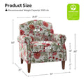 Giampiero Upholstered Wooden Armchair with Nailhead Accents by HULALA HOME