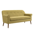 Porthos Home Ruth Small Fabric Loveseat Sofa with Rubberwood Frame