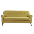 Porthos Home Ruth Small Fabric Loveseat Sofa with Rubberwood Frame