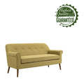 Porthos Home Ruth Small Fabric Loveseat Sofa with Rubberwood Frame