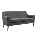 Porthos Home Ruth Small Fabric Loveseat Sofa with Rubberwood Frame